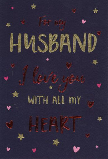Picture of HUSBAND I LOVE YOU BIRTHDAY CARD